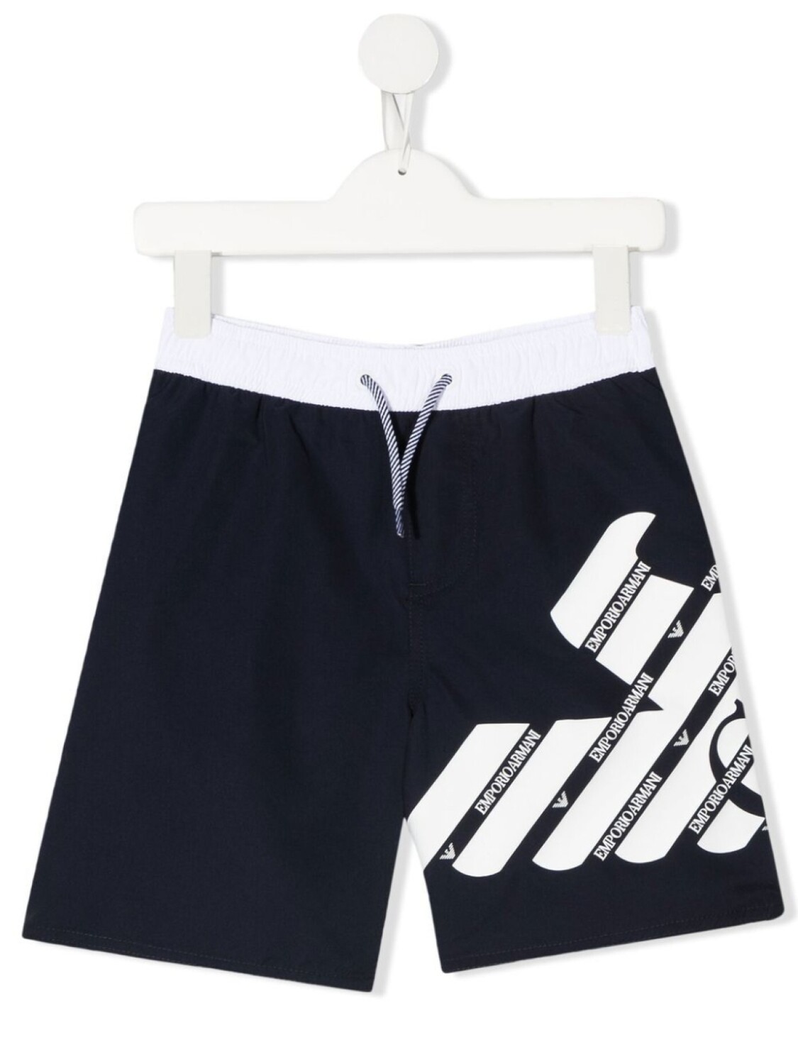 

Emporio Armani Kids плавки-шорты с логотипом EA Crew, синий