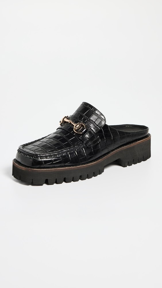 

Балетки Intentionally Blank Kowloon Loafer Mules, черный