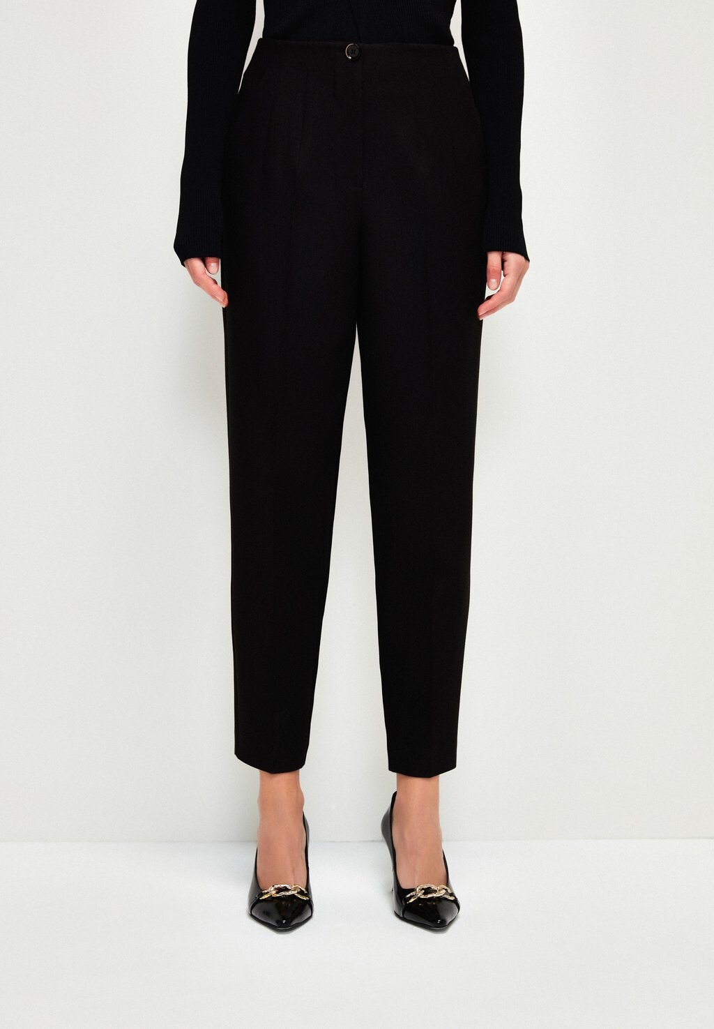 

Чино HIGH WAIST FLEATED adL, цвет black