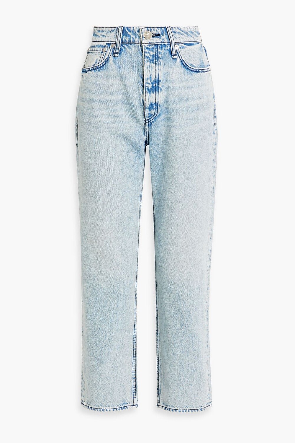 

Укороченные джинсы прямого кроя Alex с завышенной талией RAG & BONE, синий