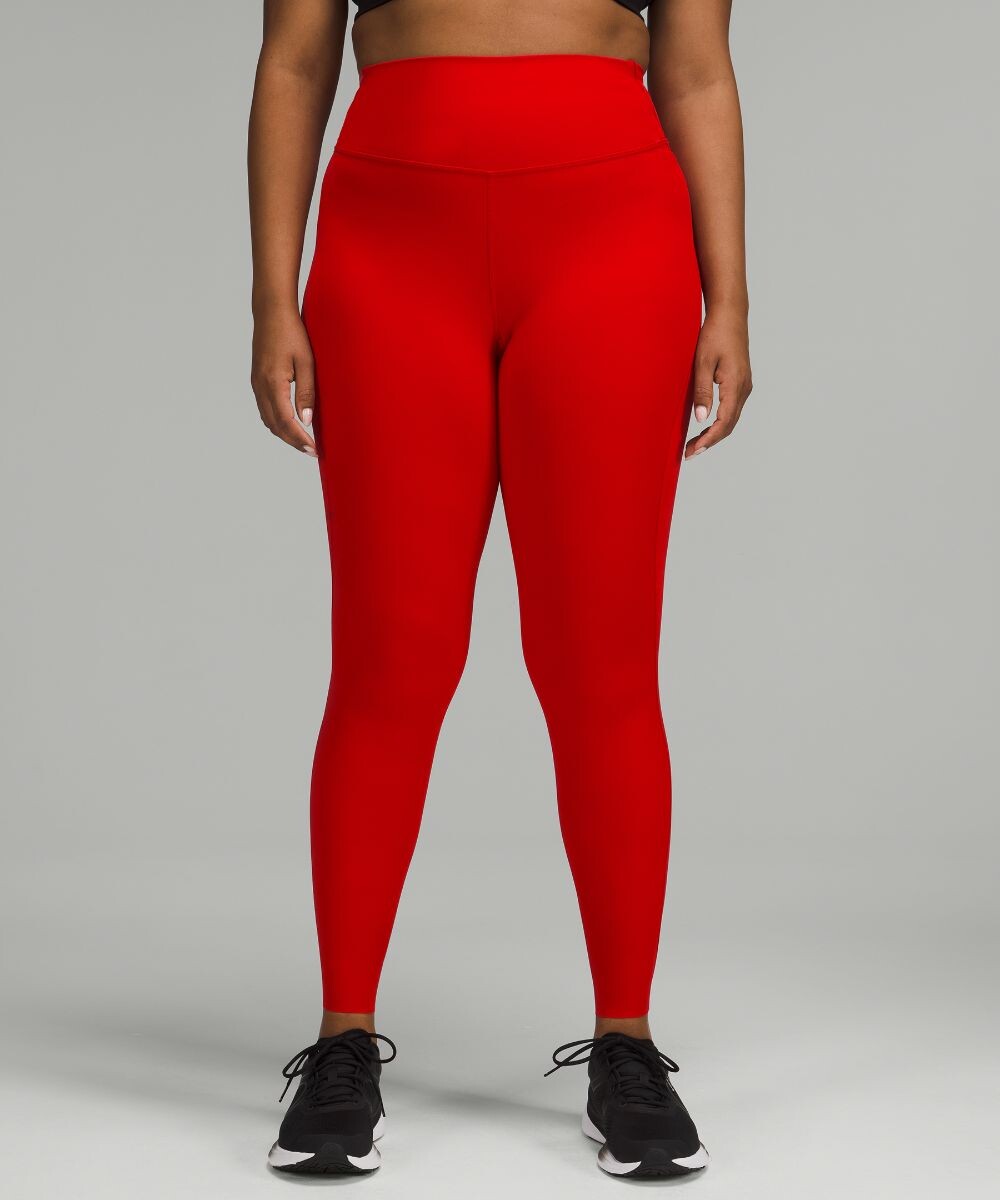 

Леггинсы для бега Base Pace с высотной посадкой Lululemon, красный