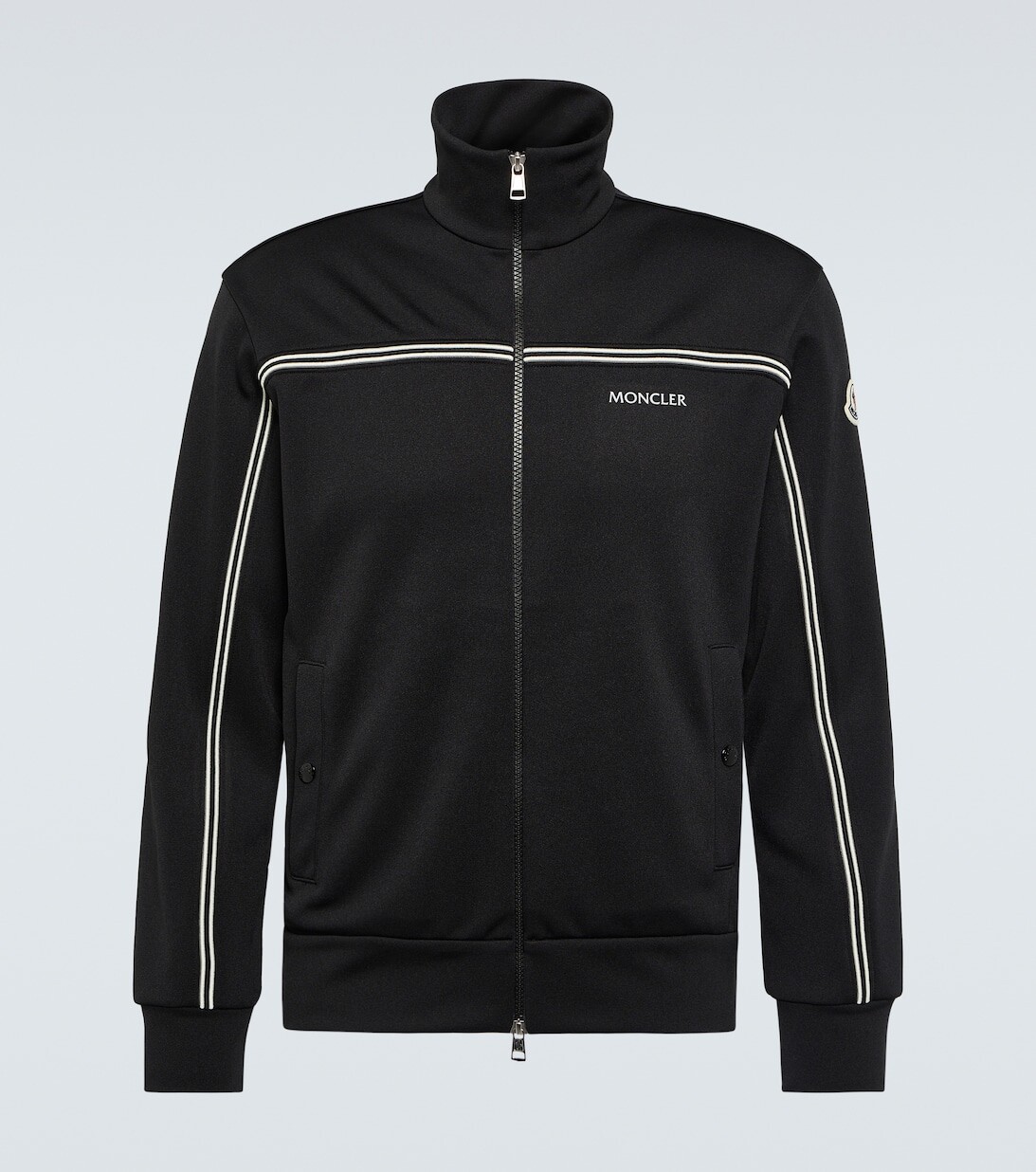 

Техническая куртка на молнии Moncler, черный