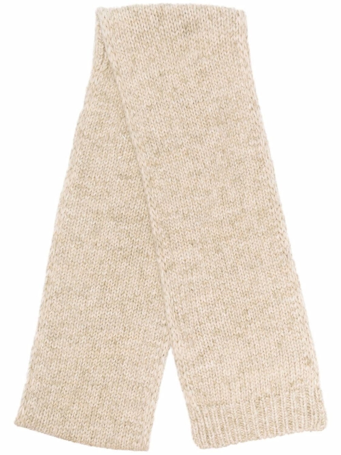 

Maison Margiela шарф Botanical Dye в рубчик, зеленый