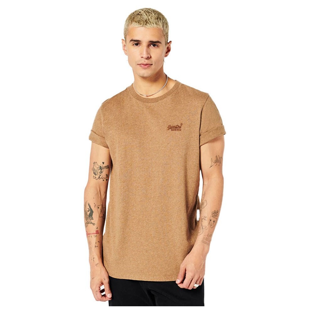

Футболка с коротким рукавом Superdry Vintage Logo Embroidered, коричневый