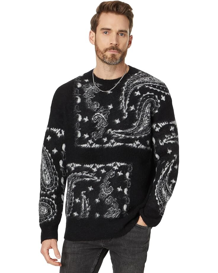 

Свитер AllSaints Bandana Crew, цвет Black 1