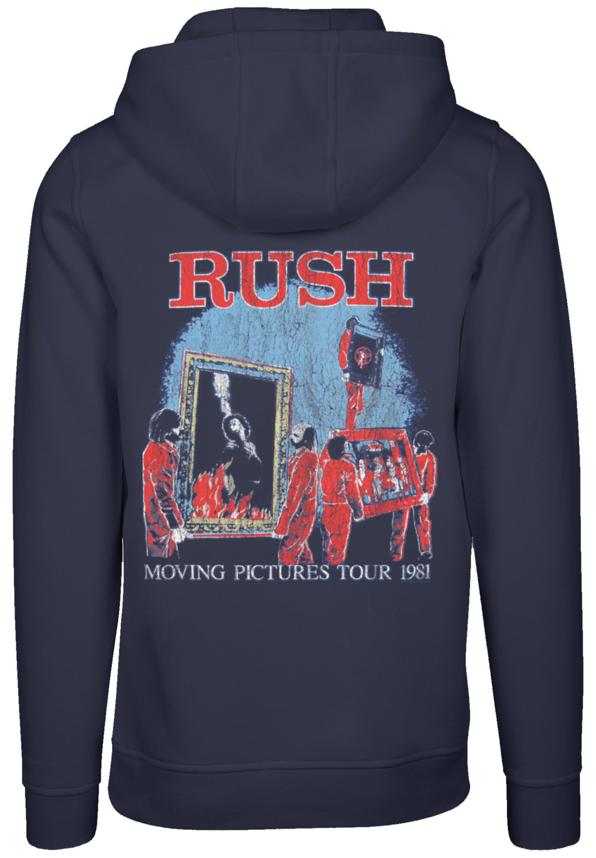 

Пуловер F4NT4STIC Hoodie Rush Rock Band Moving Pictures Tour, темно синий