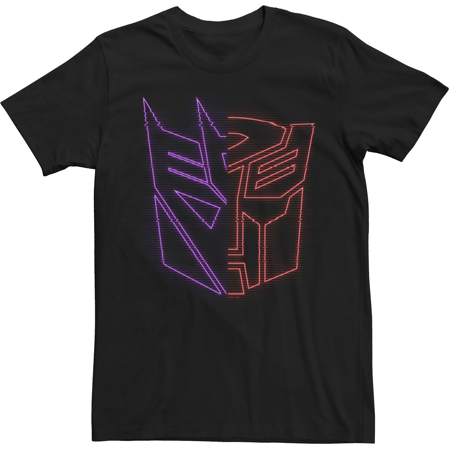 Мужская футболка Transformers: War For Cybertron с голографическим разрезом и логотипом Licensed Character