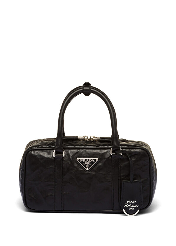 

Маленькая антикварная сумка из кожи напа с ручкой сверху Prada