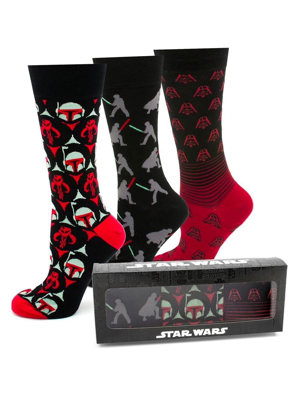 

3 пары носков Find The Force Cufflinks, Inc., разноцветный