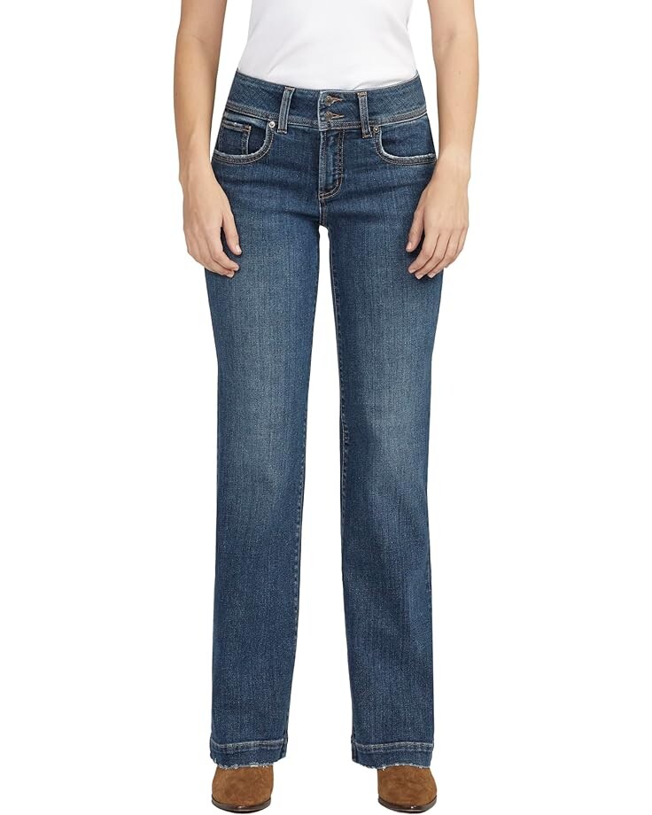 

Джинсы Silver Jeans Co. Suki Mid-Rise Trousers Leg L93910EAE337, цвет Indigo