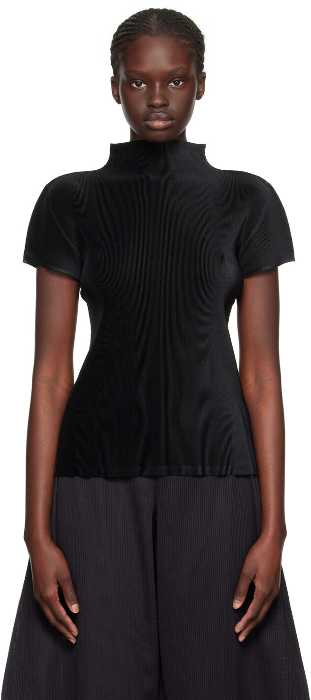 

Водолазка Pleats Please Issey Miyake Black Mist Basics