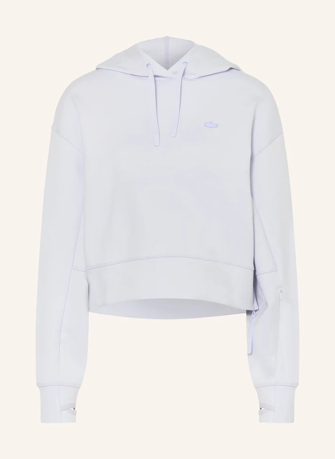

Укороченная толстовка с капюшоном Lacoste, фиолетовый