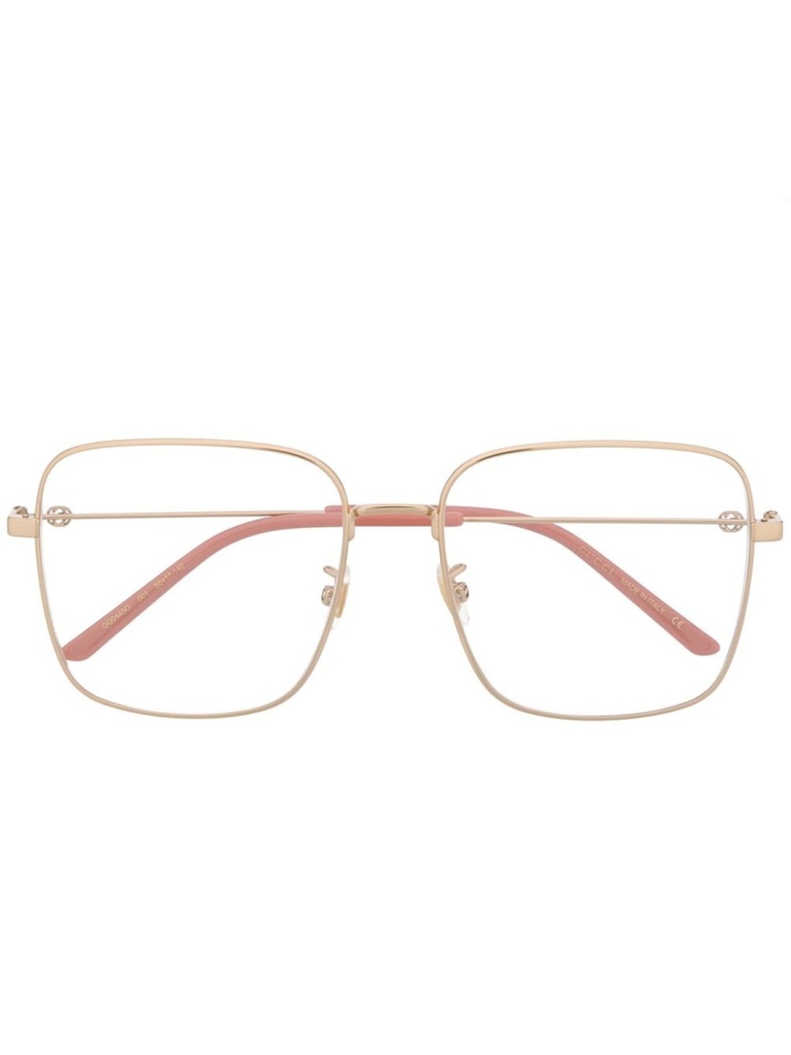 

Gucci Eyewear очки в квадратной оправе, золотистый