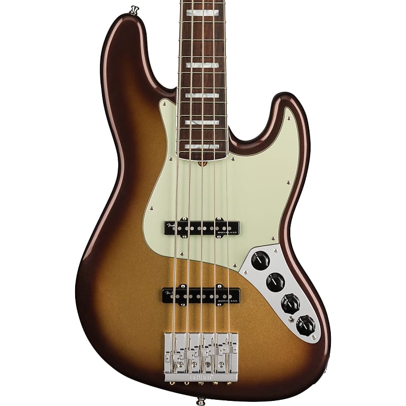 

Басс гитара Fender American Ultra Jazz Bass V - Rosewood Fingerboard, Mocha Burst