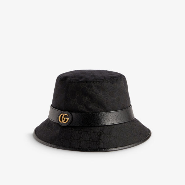 

Парусиновая панама с логотипом Gucci, черный