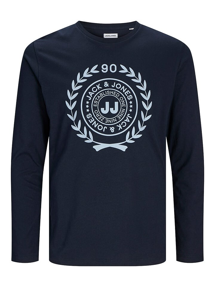 

Лонгслив Jack & Jones Cathens, темно-синий
