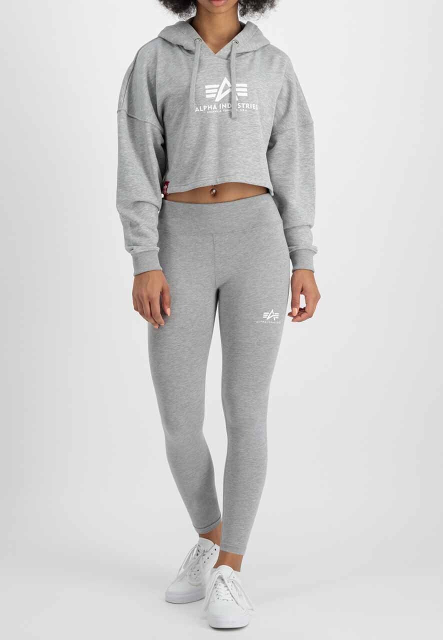 

Леггинсы BASIC Alpha Industries, цвет grey heather white