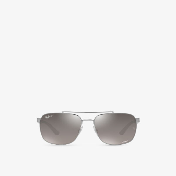 

Солнцезащитные очки RB3701 в металлической прямоугольной оправе Ray-Ban, серый