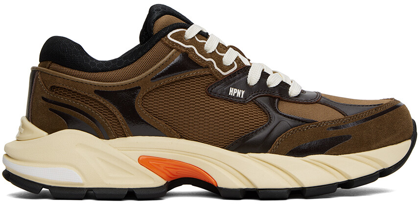

Коричневые кроссовки Block Stepper Heron Preston