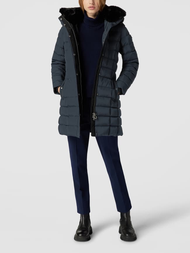 Функциональная куртка со съемным капюшоном, модель Santorin Long Wellensteyn, темно-синий куртка женская wellensteyn santorin long m midnightblue