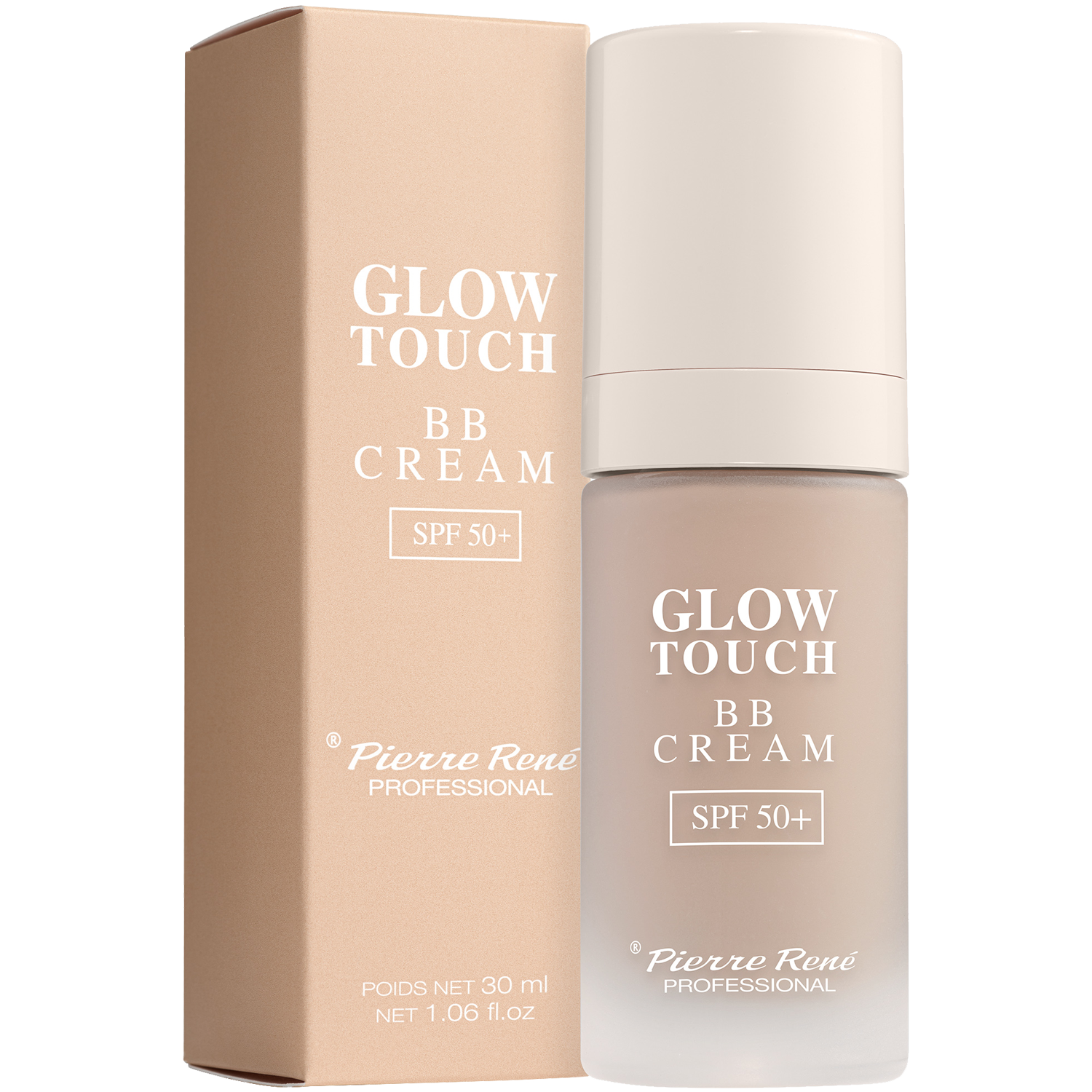 

Легкий bb-крем для лица spf50+ 02 Pierre René Glow Touch, 30 мл