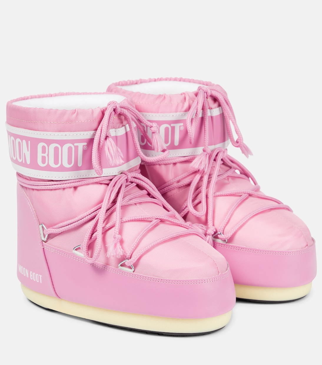 Низкие зимние ботинки icon Moon Boot, розовый