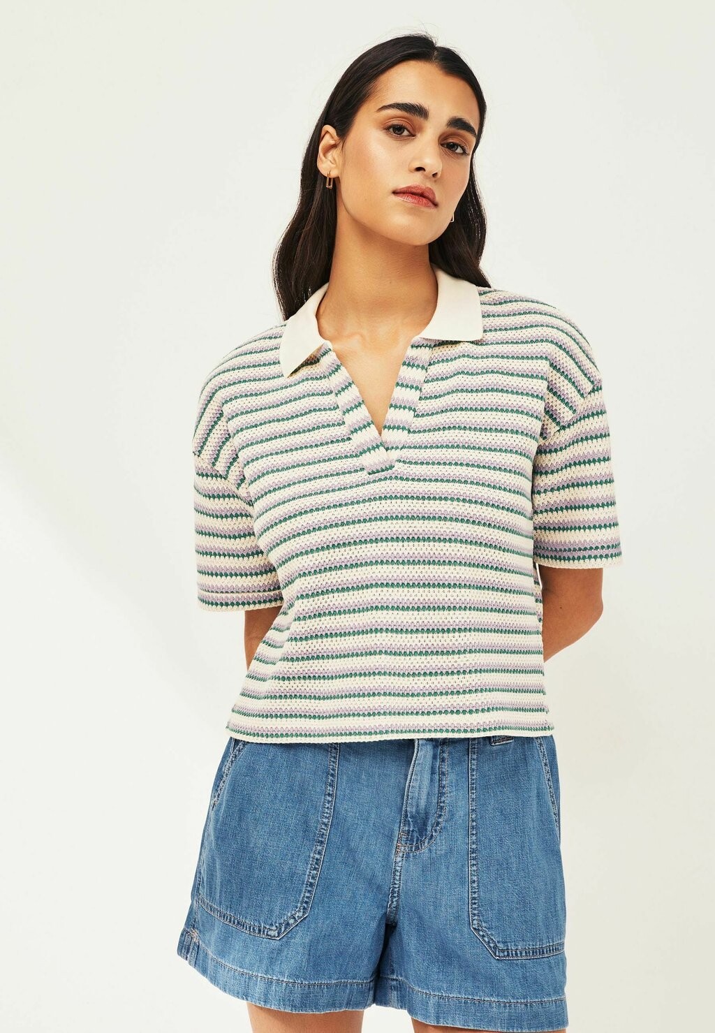 

Поло Short Sleeve Regular Fit Next, цвет lilac purple