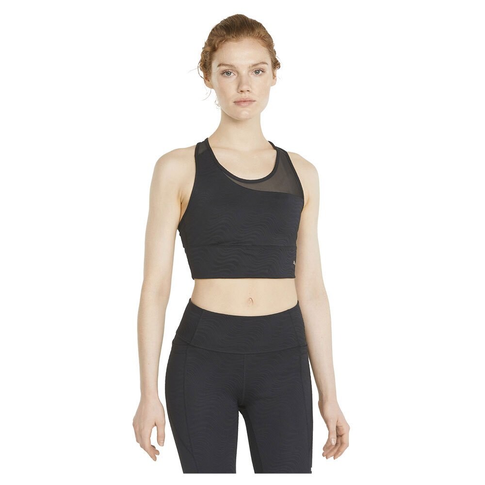 

Спортивный бюстгальтер Puma Mid Impact Flawless, черный