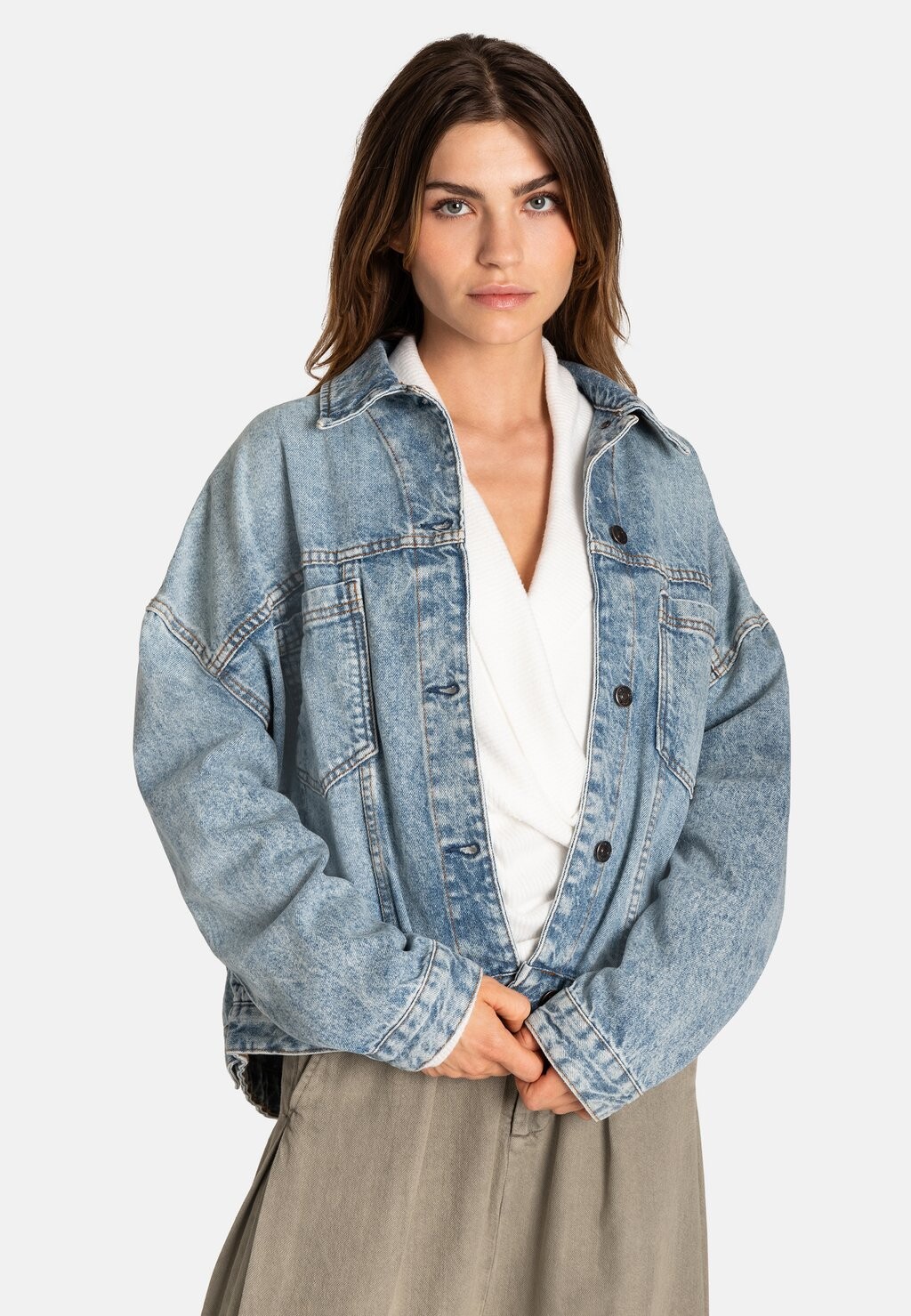 

Джинсовая куртка Free People, синий