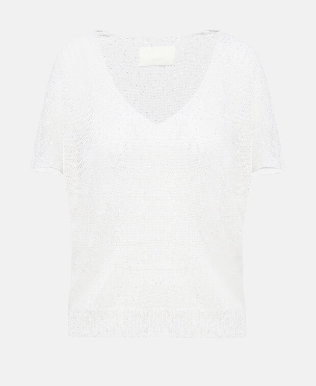 

Пуловер с короткими рукавами Zadig&Voltaire, белый