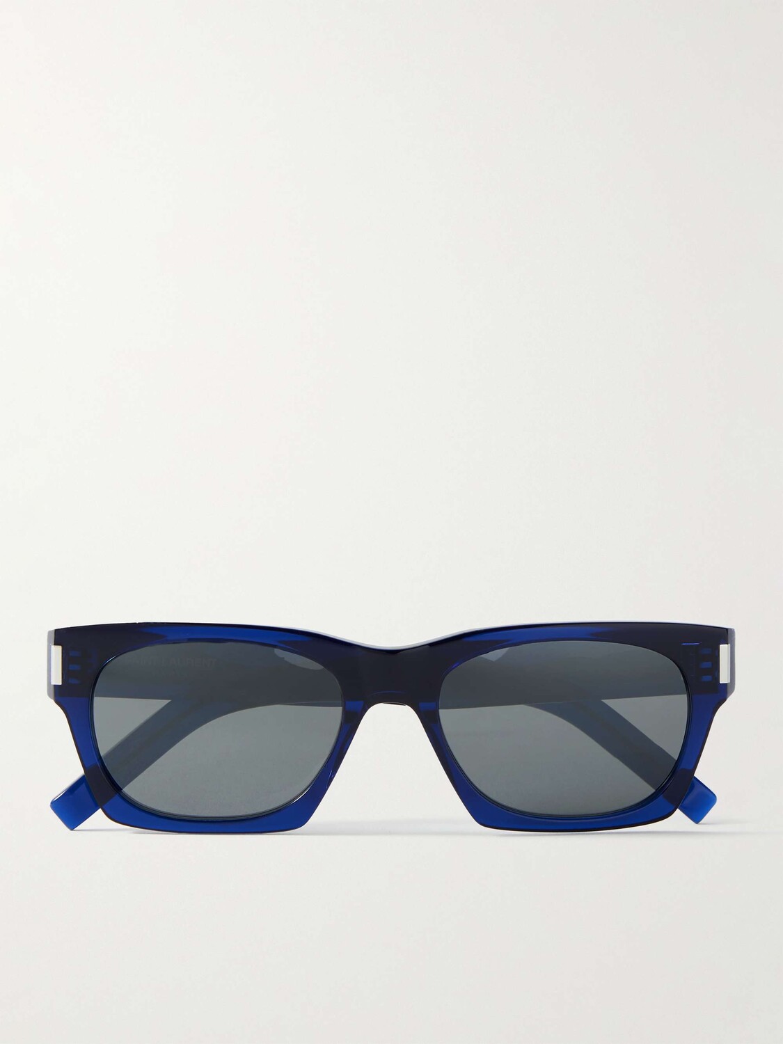 

Солнцезащитные очки из ацетата квадратной оправы SAINT LAURENT EYEWEAR, нави