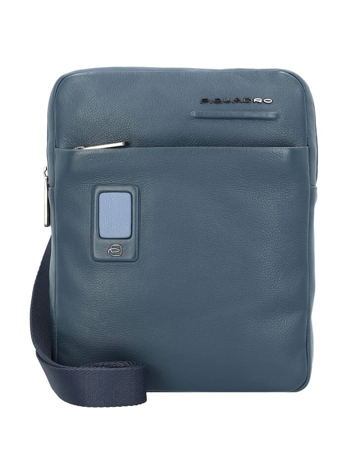 

Сумка через плечо Piquadro Leder 22 cm, синий