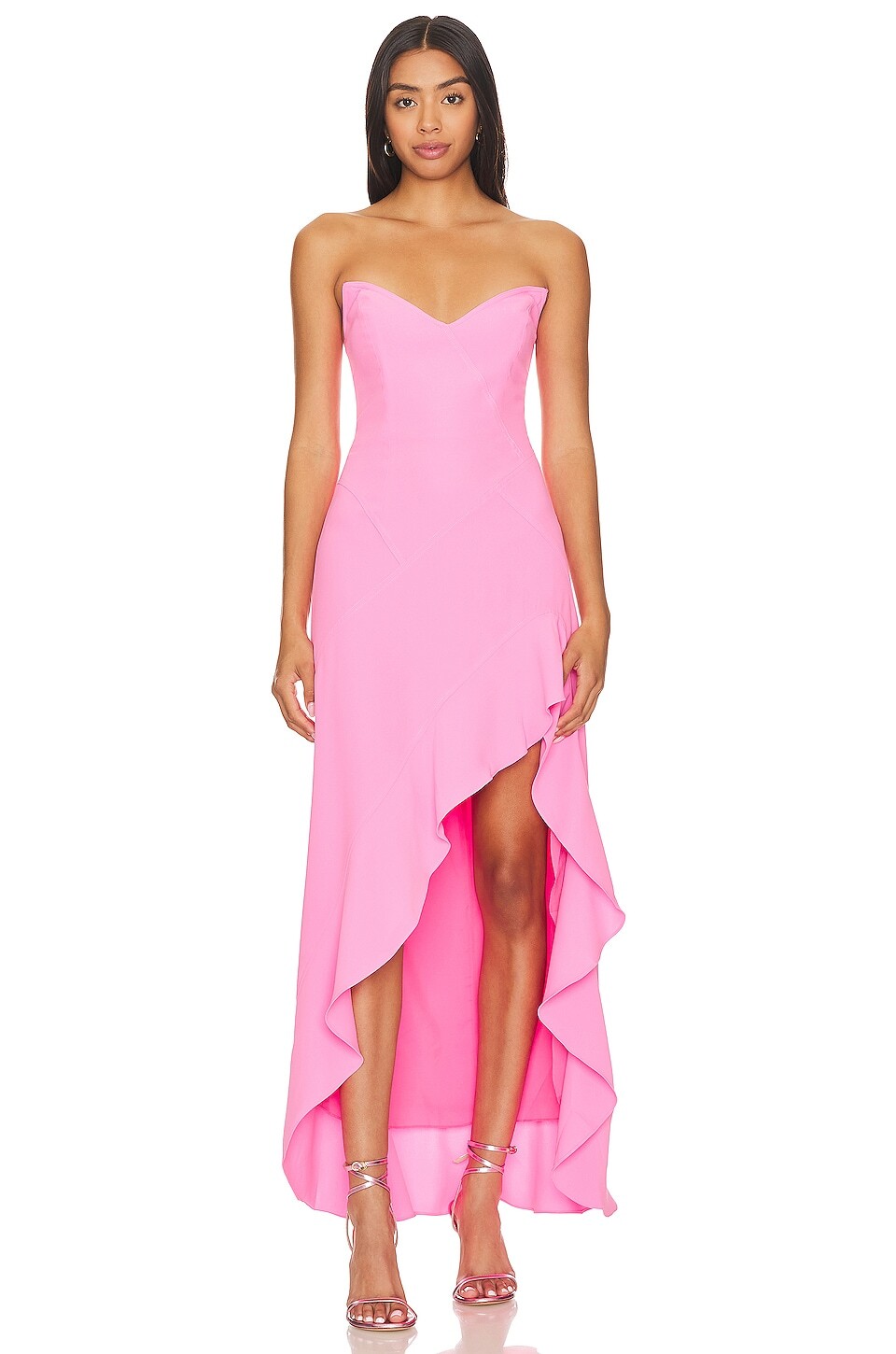 

Платье Amanda Uprichard Symone, цвет Shocking Pink