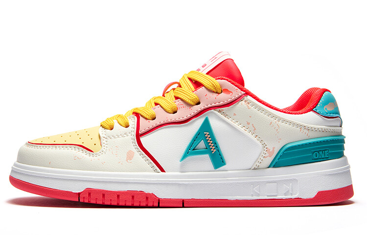 

Кроссовки A1 Skateboarding Shoes Unisex Low-top White/yellow/red/blue/beige, цвет Candy Color