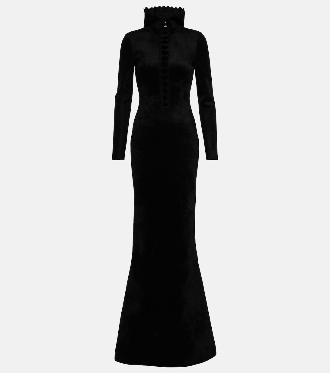 

Платье из смесовой шерсти ALAÏA, черный