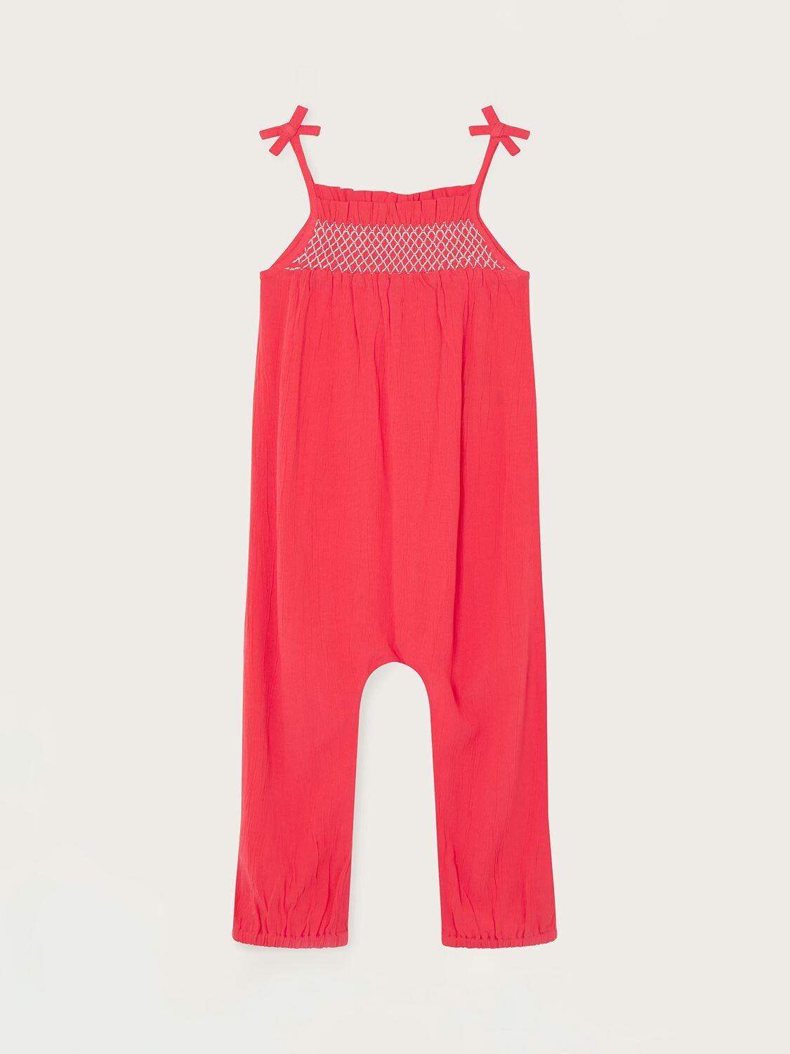 

Комбинезон Monsoon Baby со сборками, коралловый