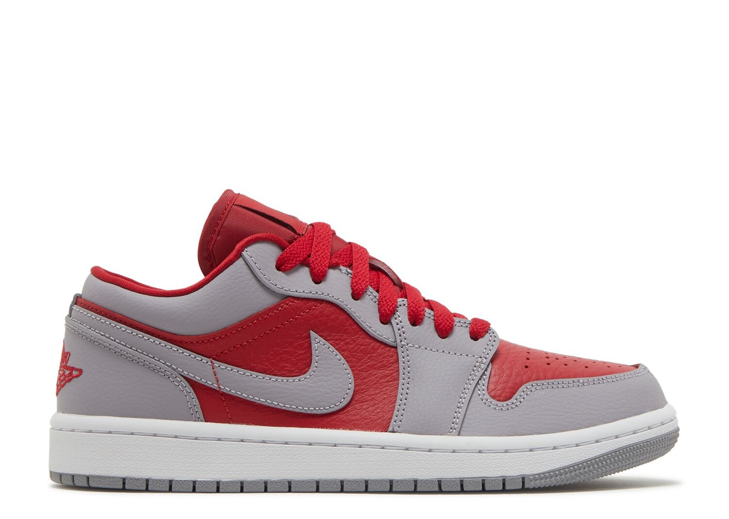 

Кроссовки Air Jordan Wmns Air Jordan 1 Low Se 'Split - Gym Red Cement Grey', красный