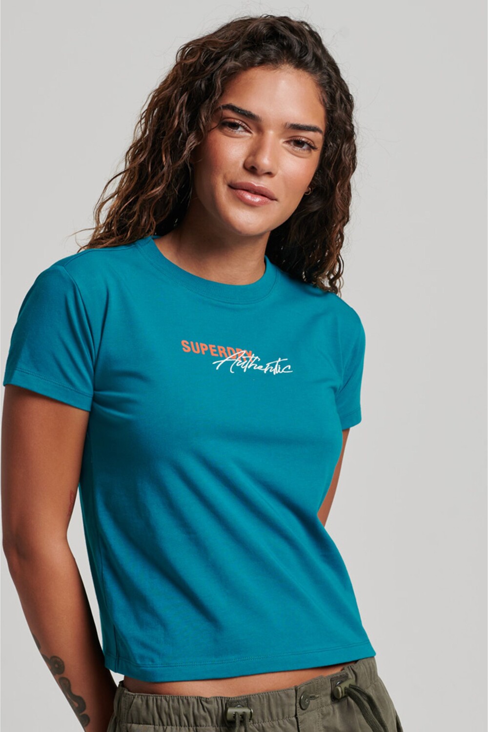 

Футболка с рисунком 90-х годов Superdry, синий
