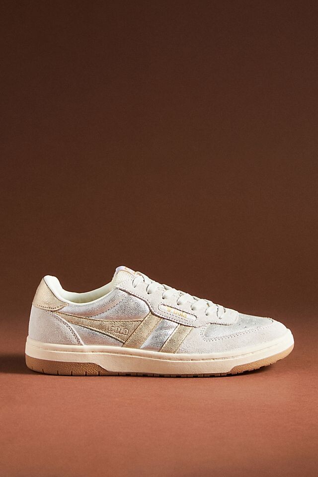 

Кроссовки Gola x Anthropologie Hawk, серебро, Серебристый
