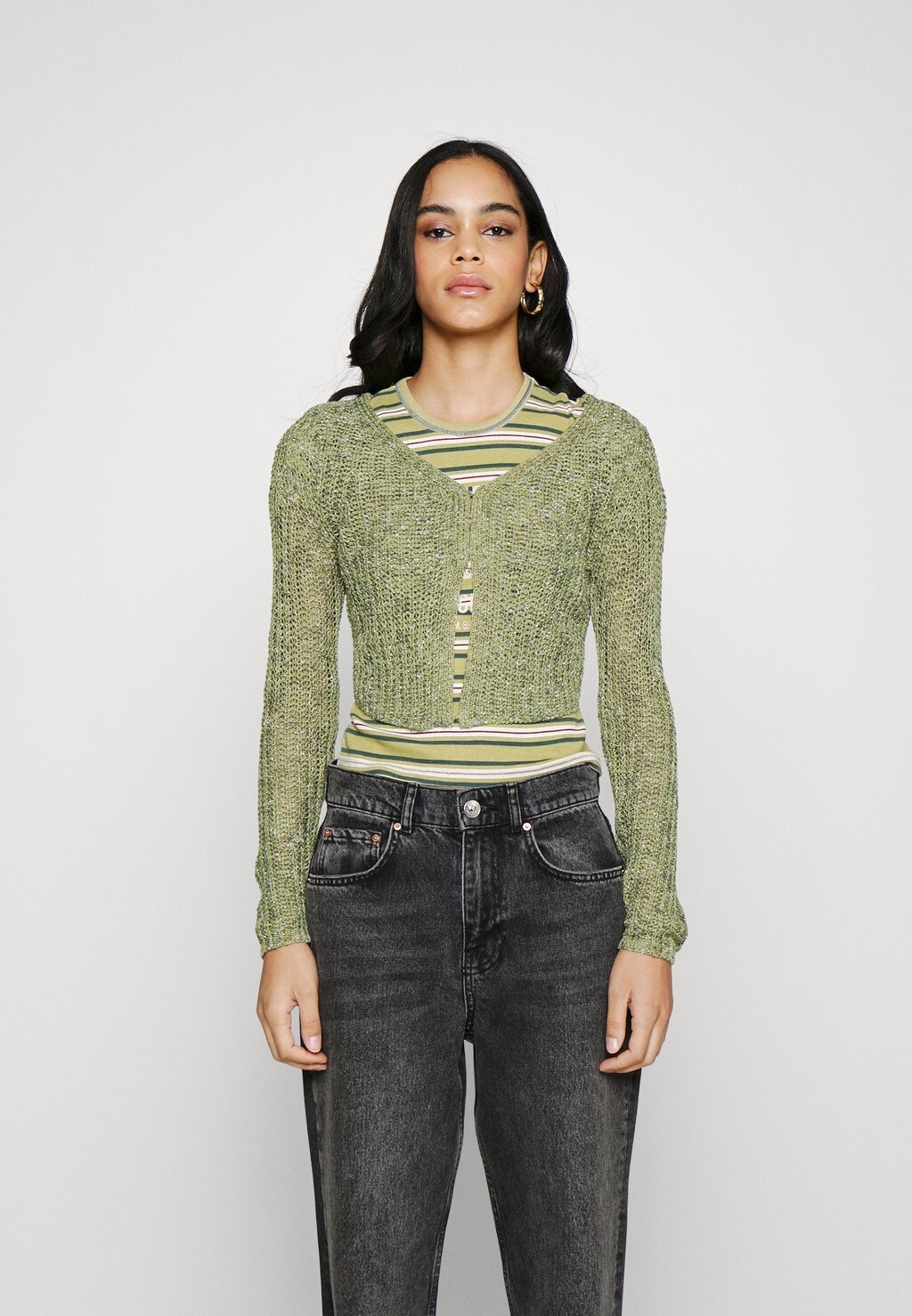 

Кардиган BDG Urban Outfitters, зеленый