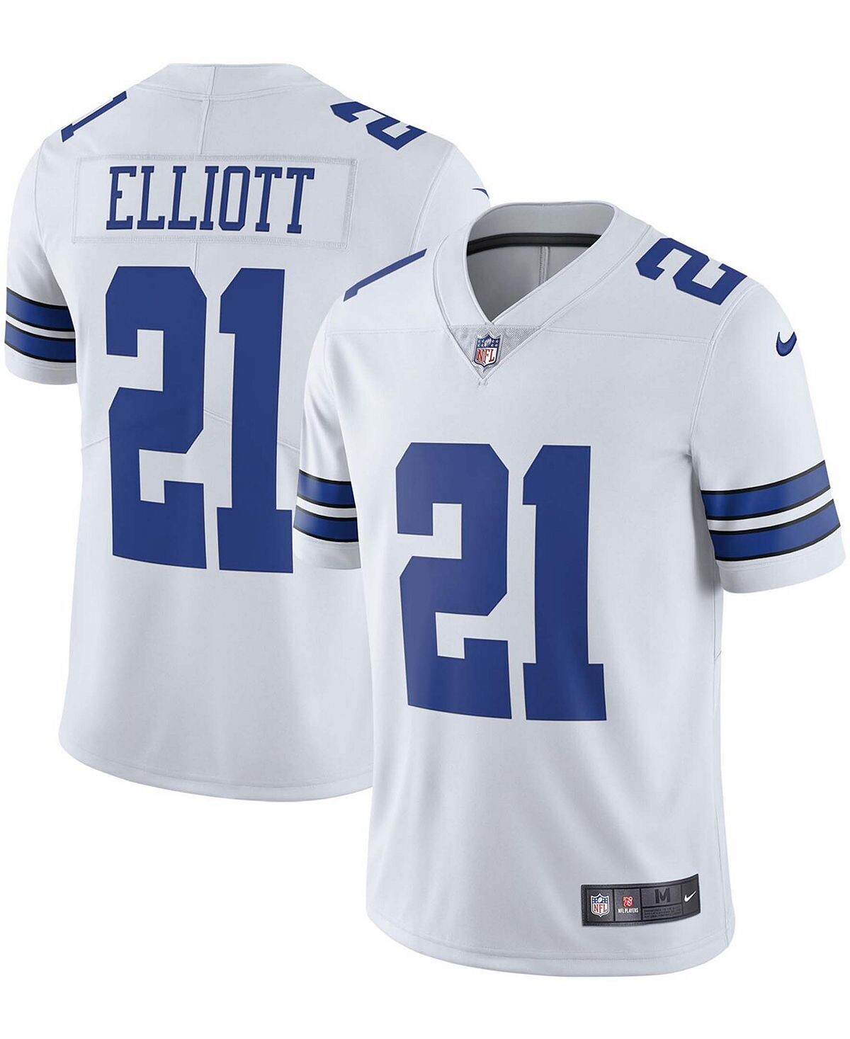 Мужская белая майка Ezekiel Elliott Dallas Cowboys Vapor Limited Player Nike мужская футболка ezekiel elliott dallas cowboys game team nike синий