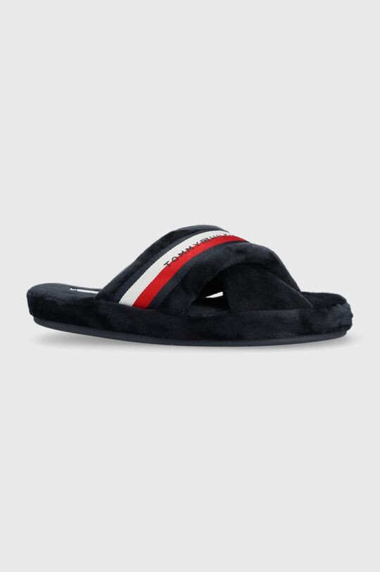

Удобные домашние тапочки с ремешками Tommy Hilfiger, темно-синий