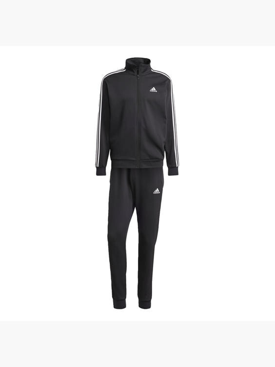 

Базовый спортивный костюм с тремя полосками Adidas, черный