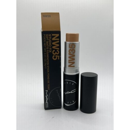 MAC Studio Fix Soft Matte Foundation Stick оттенок 35, полный размер, 0,31 унции mac mac тональное средство в стике studio fix soft matte foundation stick