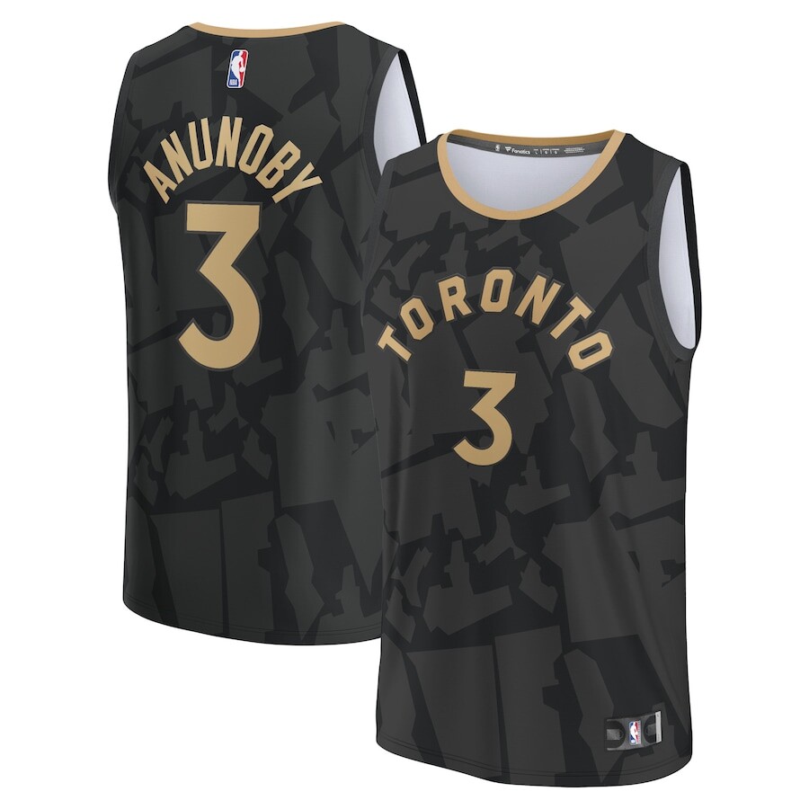 

Джерси Fanatics Branded Toronto Raptors, черный