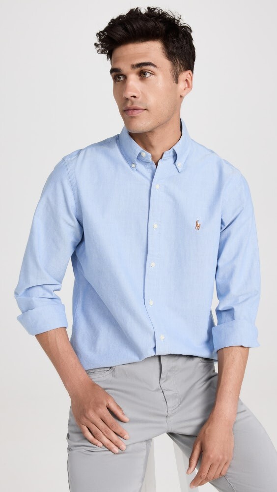 

Рубашка Polo Ralph Lauren Classic Fit Oxford, синий