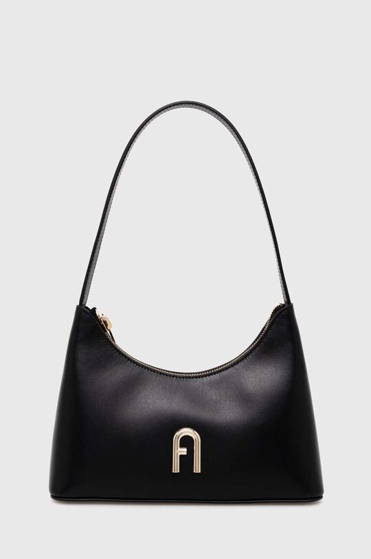 

Кожаная сумочка Furla, черный