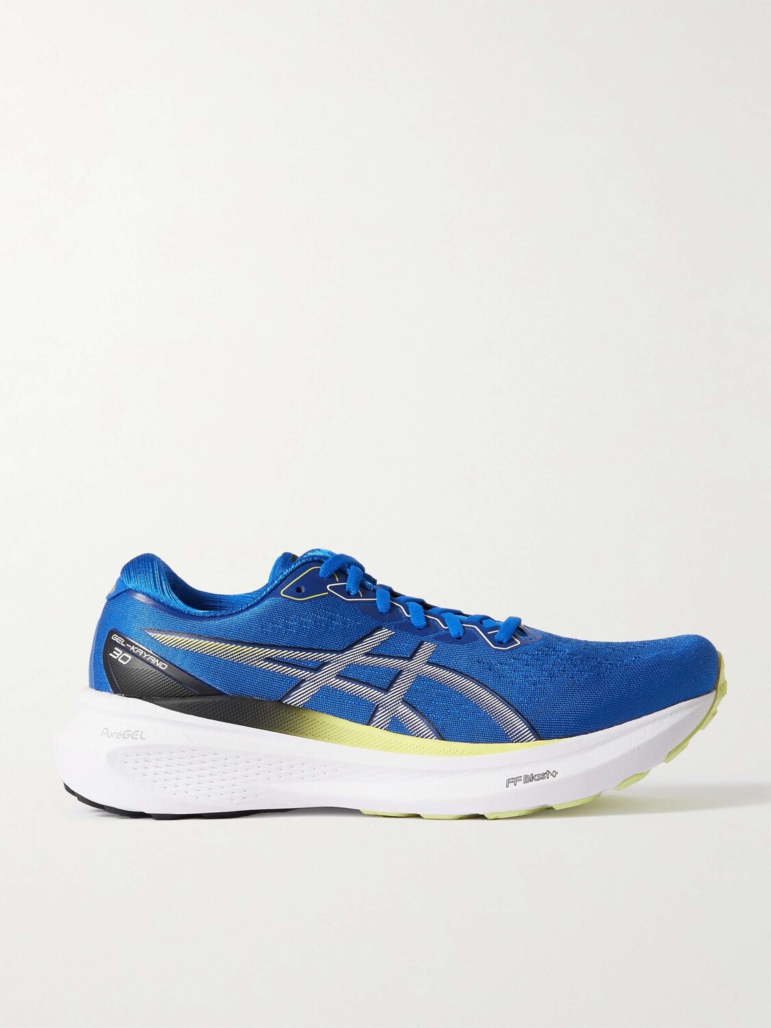

Кроссовки для бега GEL-KAYANO 30 из эластичного трикотажа с резиновой отделкой ASICS, синий