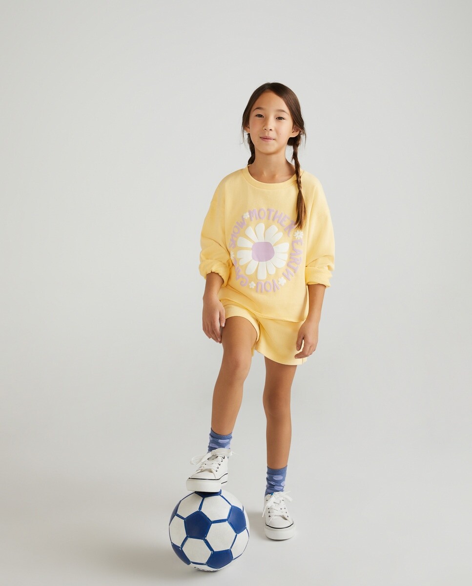 

Базовые плюшевые шорты для девочки Kids El Corte Inglés, желтый