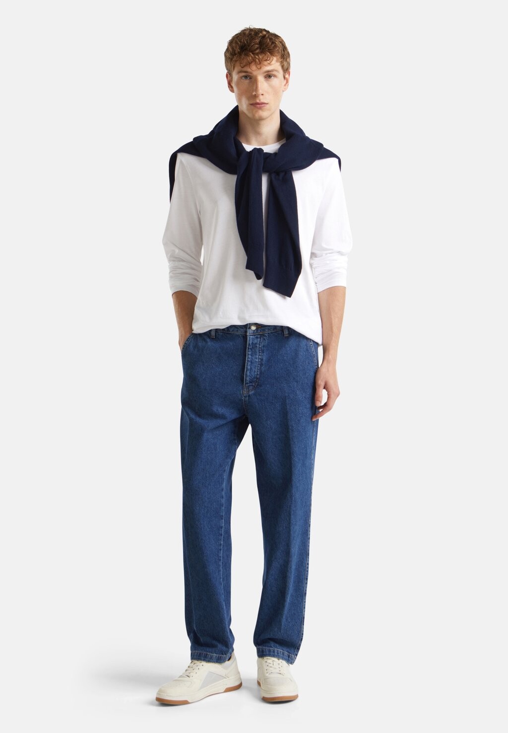 

Джинсы прямого кроя STRAIGHT FIT United Colors of Benetton, синий